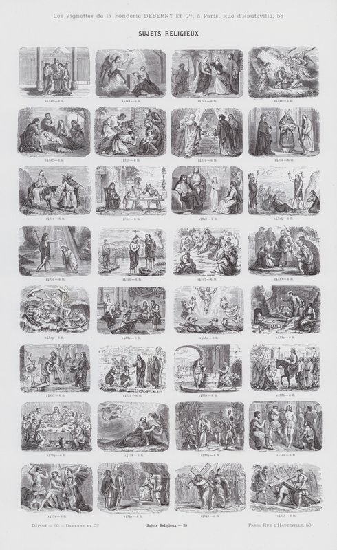 Religious Subjects (engraving) by French School