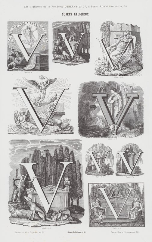 Religious Subjects (engraving) by French School