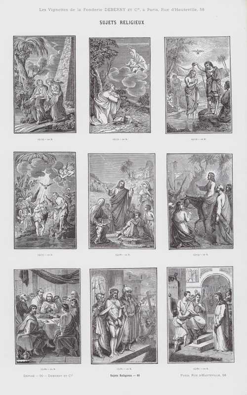 Religious Subjects (engraving) by French School