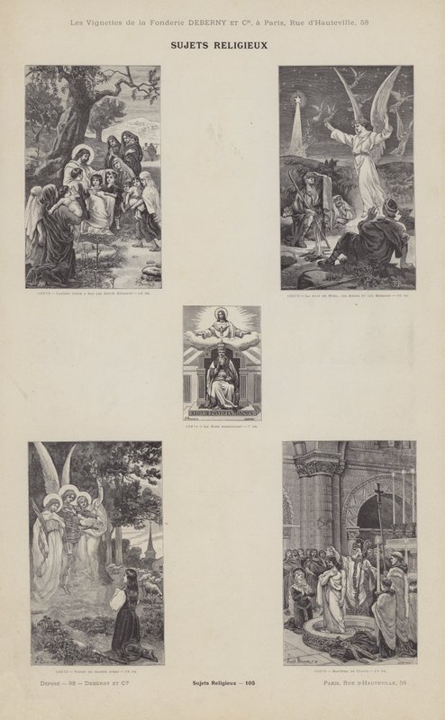 Religious Subjects by French School