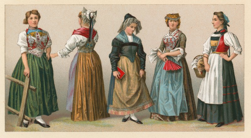 Switzerland Costume by French School