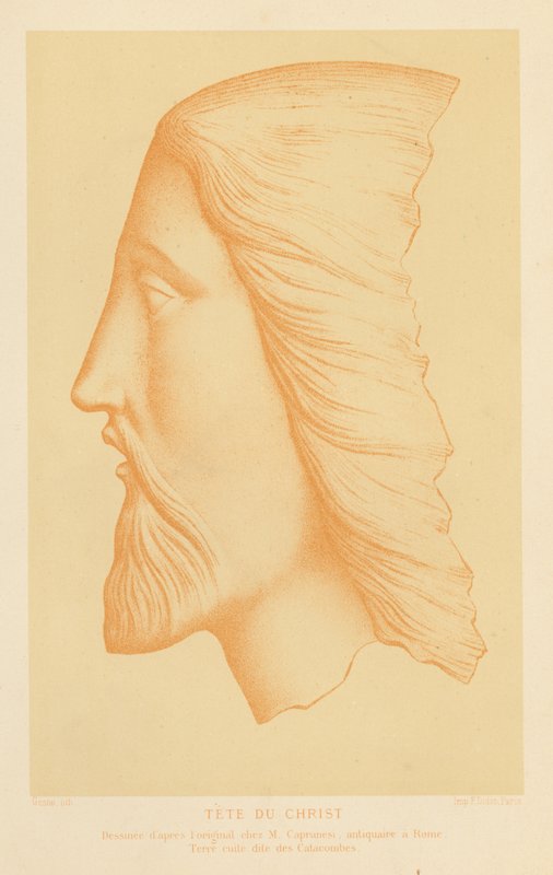 Terracotta Head of Jesus Christ by French School