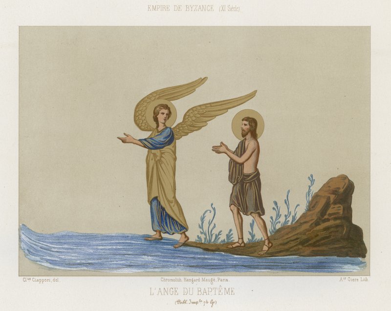 The Angel of Baptism by French School
