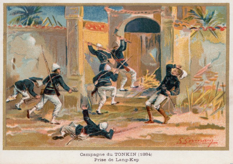 The Capture of Lang-Kep by French School