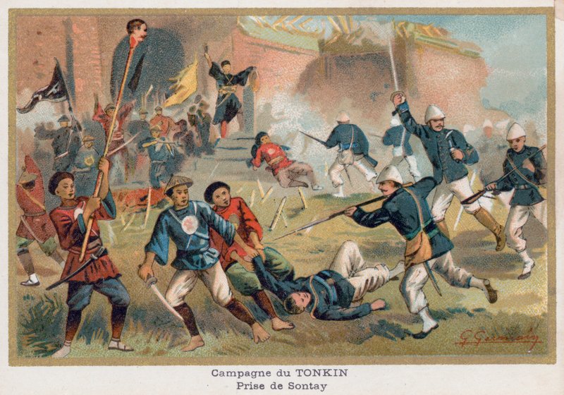 The Capture of Sontay by French School