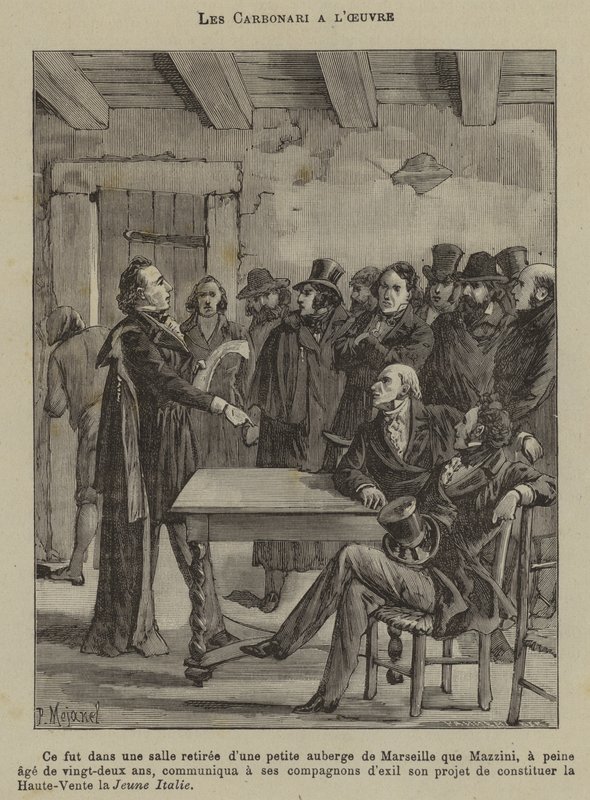 The Carbonari at Work by French School