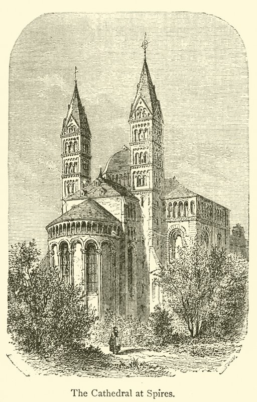 The Cathedral at Spires by French School