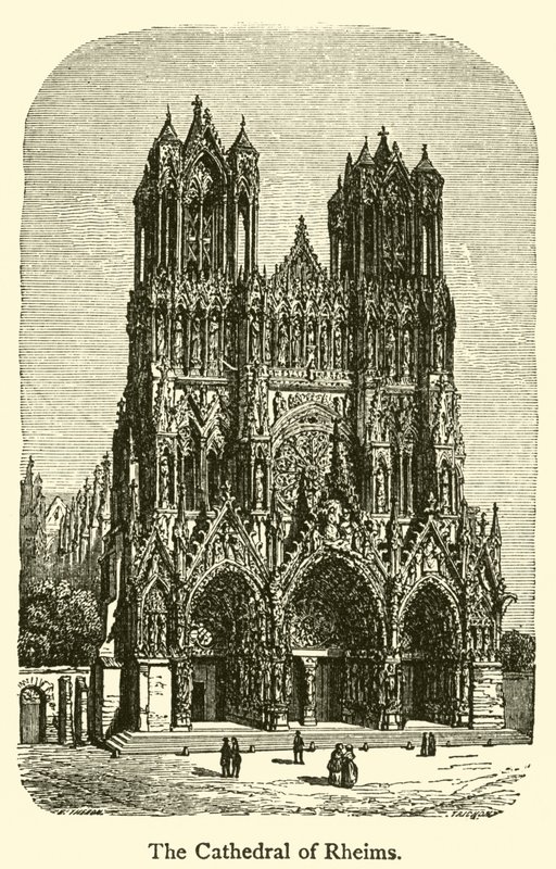 The Cathedral of Rheims by French School