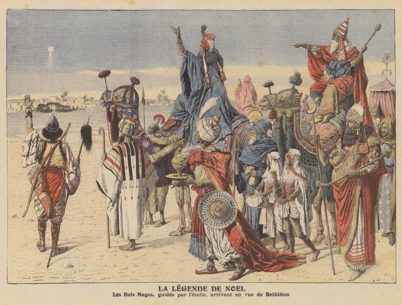 The Christmas story by French School