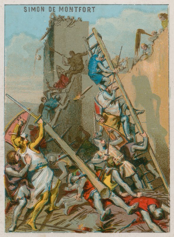 The Death of Simon de Montfort by French School