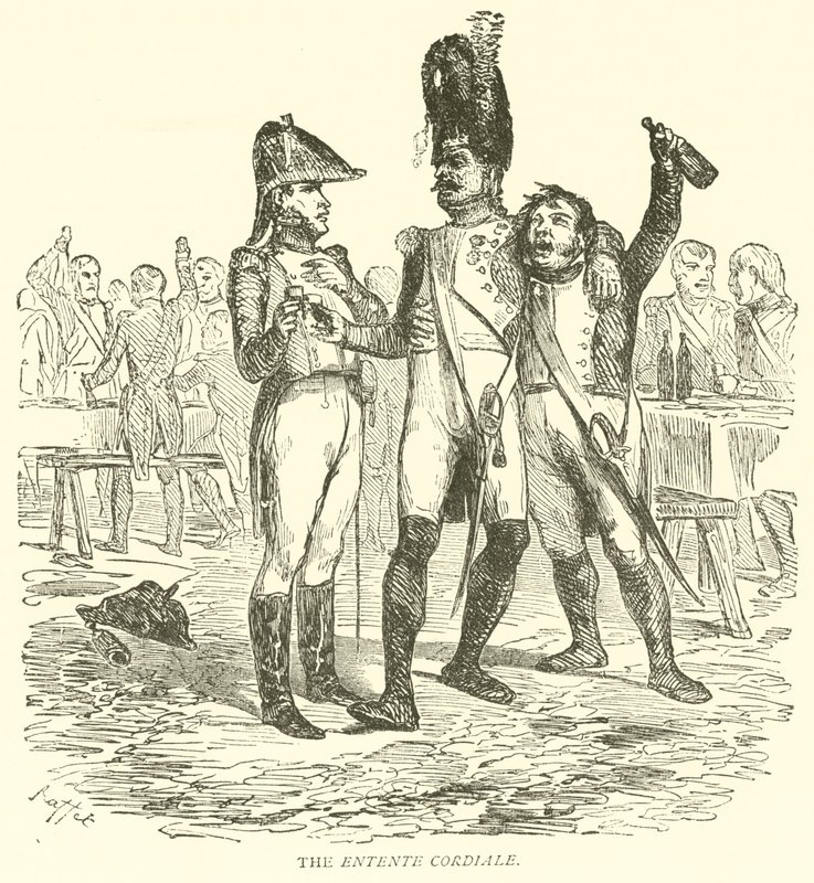 The Entente Cordiale (engraving) by French School