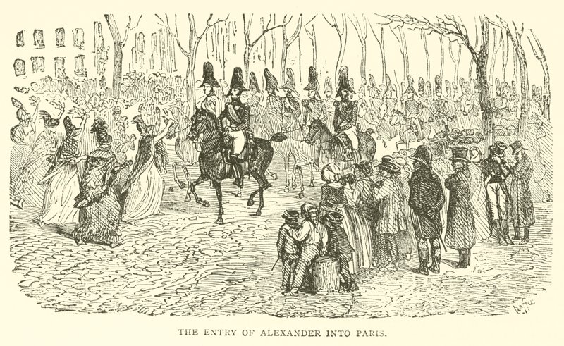 The Entry of Alexander into Paris by French School