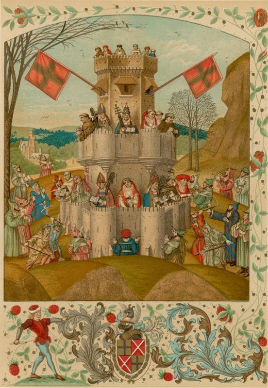 The Fortress of Faith by French School