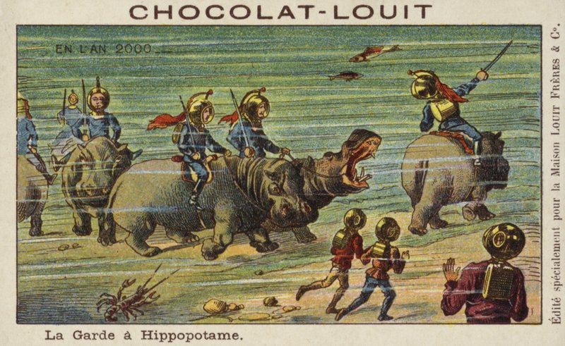 The Hippopotamus Guard in the Year 2000 by French School