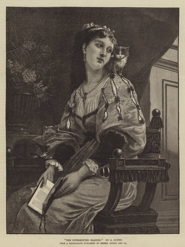 The Interrupted Reading by French School