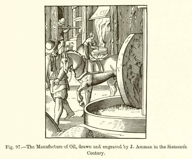 The Manufacture of Oil by French School