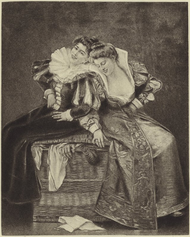 The Merry Wives of Windsor by French School