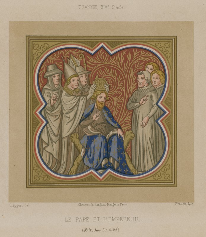 The Pope and the Emperor by French School