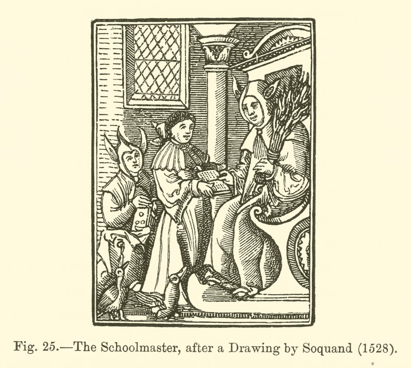 The Schoolmaster by French School