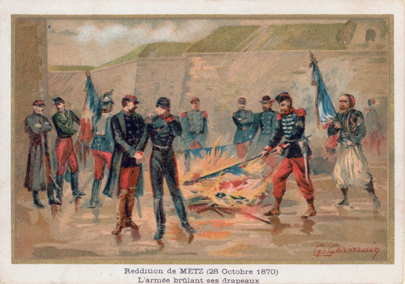 The Surrender of Metz by French School