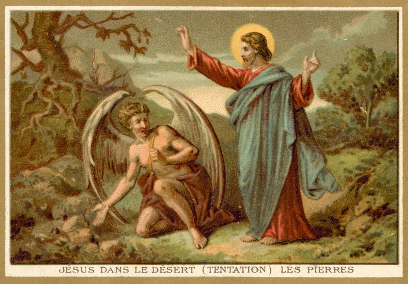 The Temptation of Christ by French School