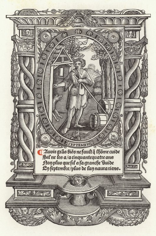 The Twelve Ages of Man: September by French School