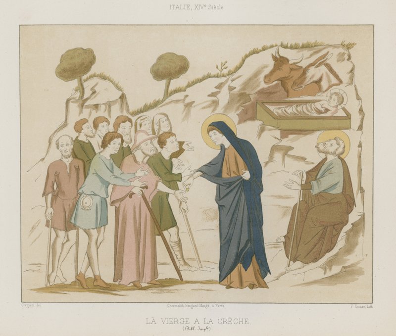 The Virgin Mary with the Christ child by French School