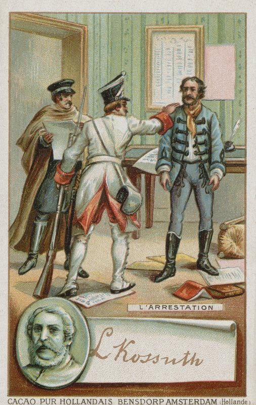The Arrest of Lajos Kossuth by French School