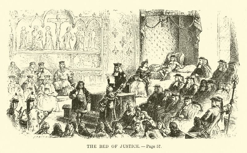 The Bed of Justice by French School