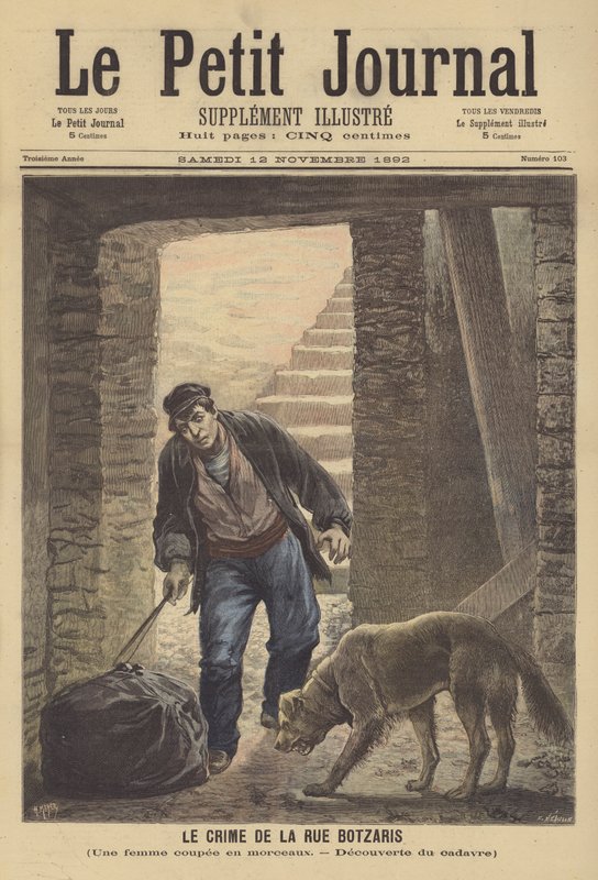 The crime of Rue Botzaris by French School
