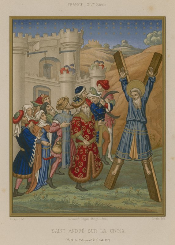 The Crucifixion of Saint Andrew by French School