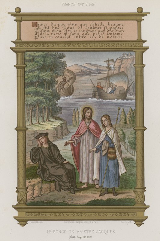 The Dream of Master James by French School