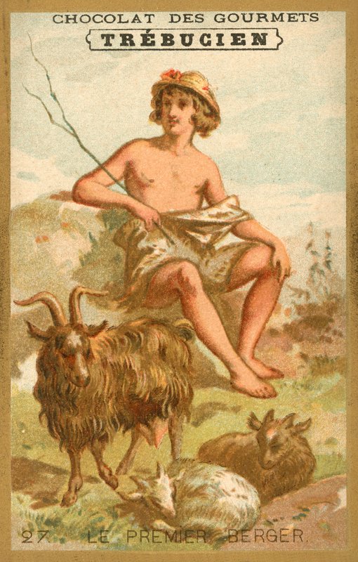 The first shepherd by French School