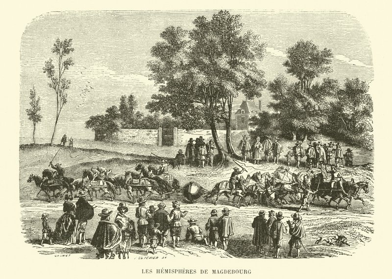 The Hemispheres of Magdebourg by French School