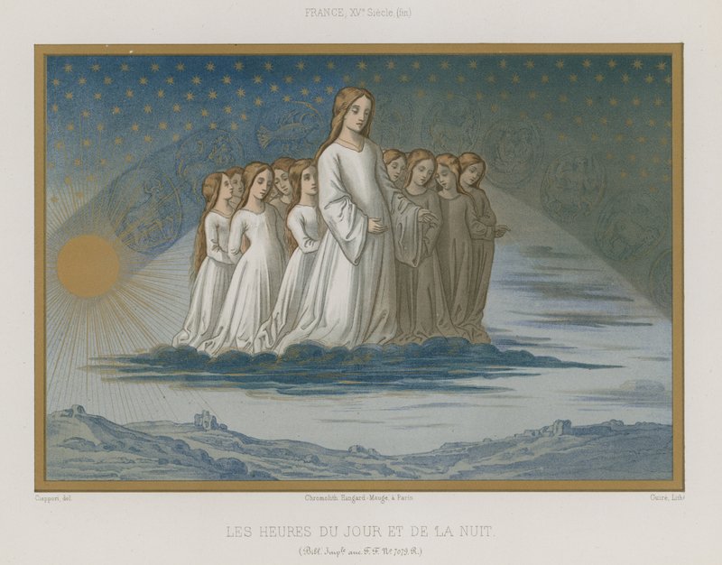 The Hours of the Day and Night by French School