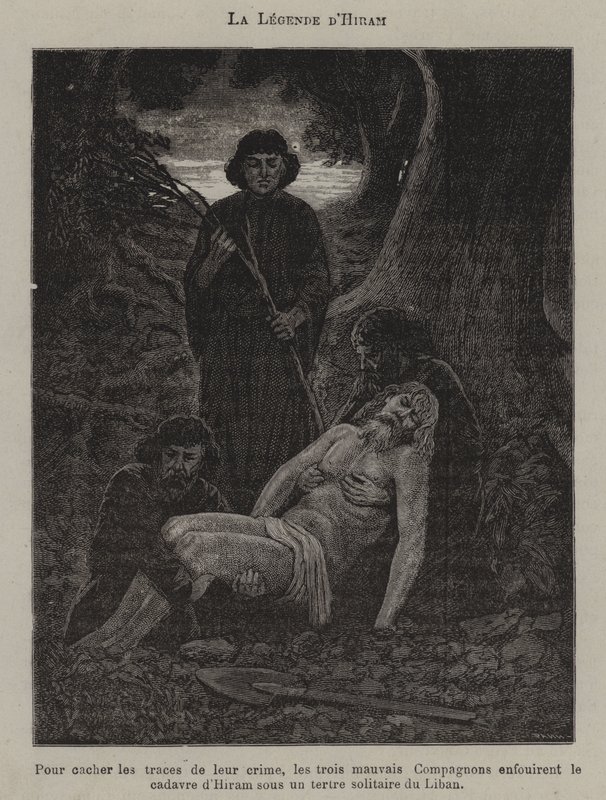 The legend of Hiram by French School