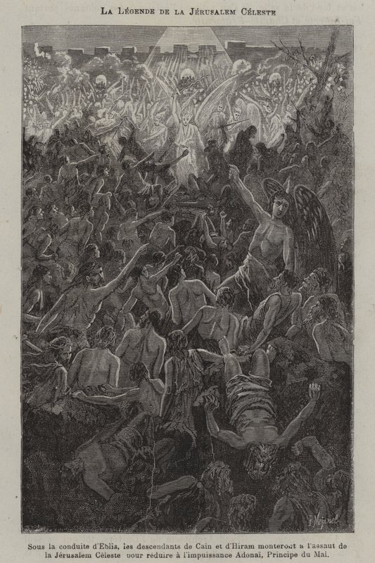 The legend of the Heavenly Jerusalem by French School