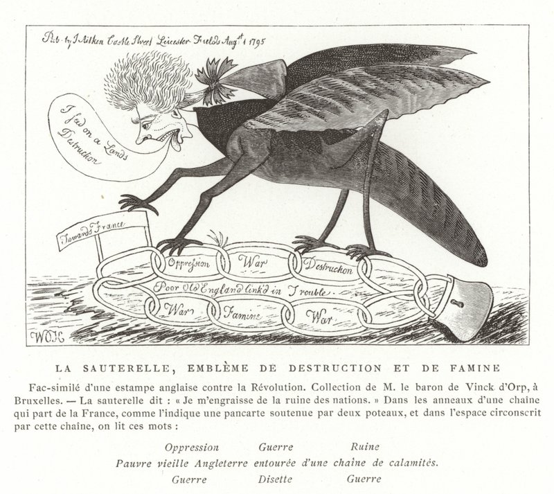 The Locust, Emblem of Destruction and Famine by French School