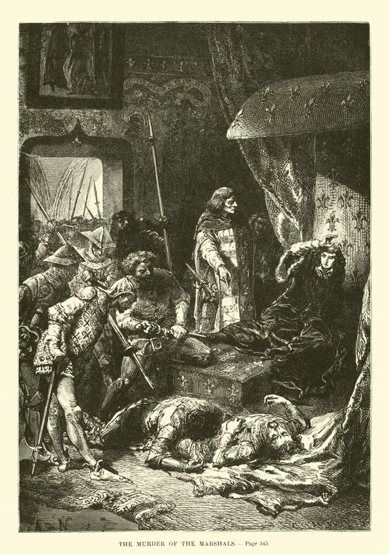 The Murder of the Marshals by French School