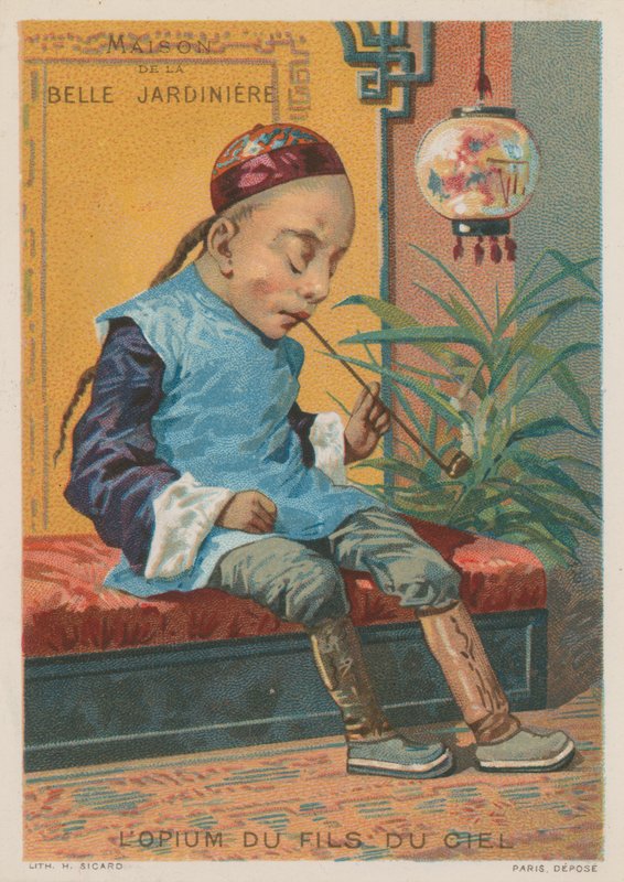 The opium of the Son of Heaven by French School