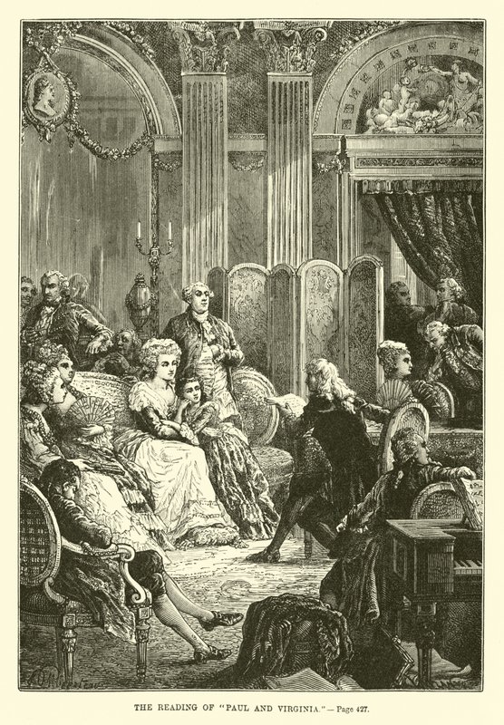 The Reading of Paul and Virginia by French School