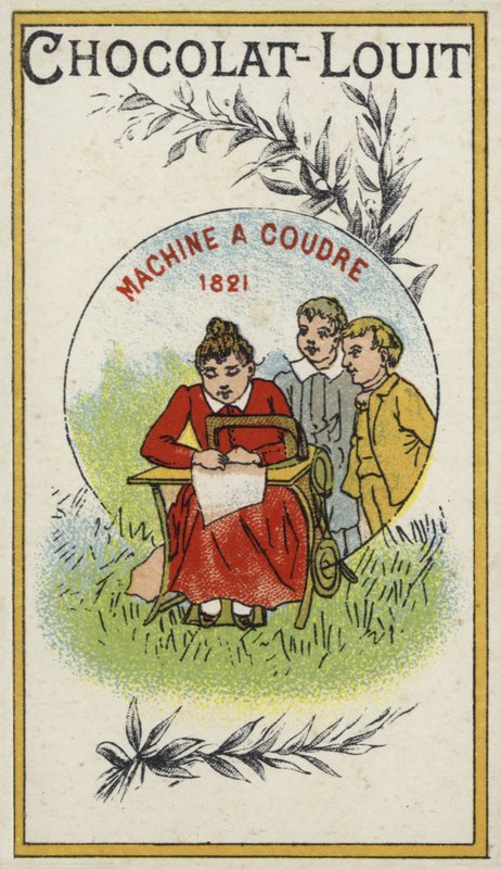 The Sewing Machine, 1821 by French School