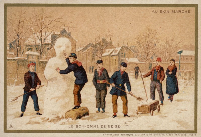 The snowman by French School