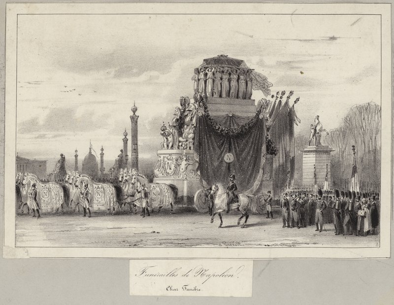 The State Funeral of Napoleon Bonaparte by French School