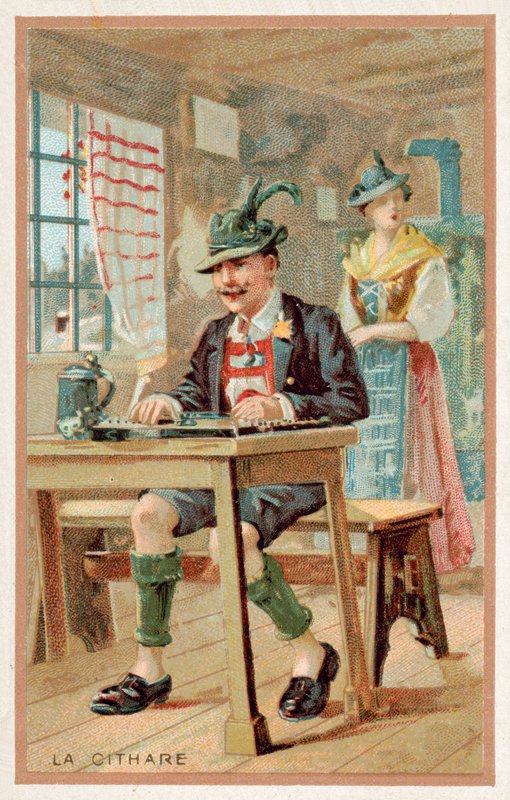 The Zither by French School
