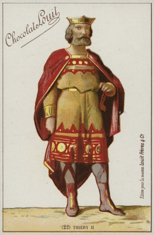 Thierry II by French School