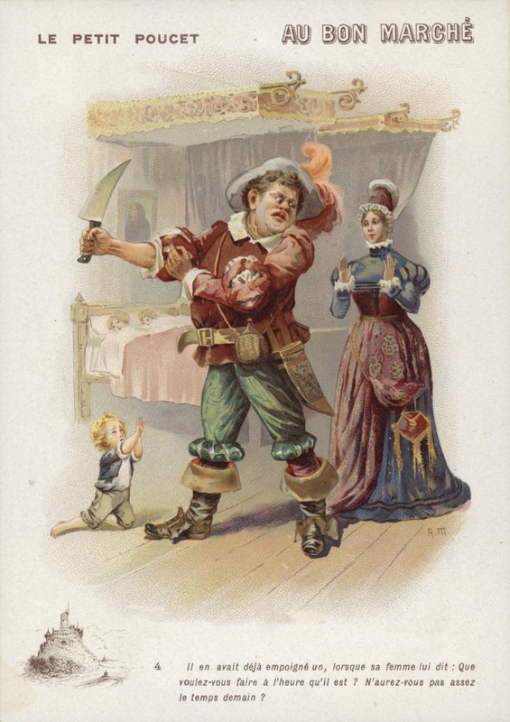 Tom Thumb, Man with Dagger by French School