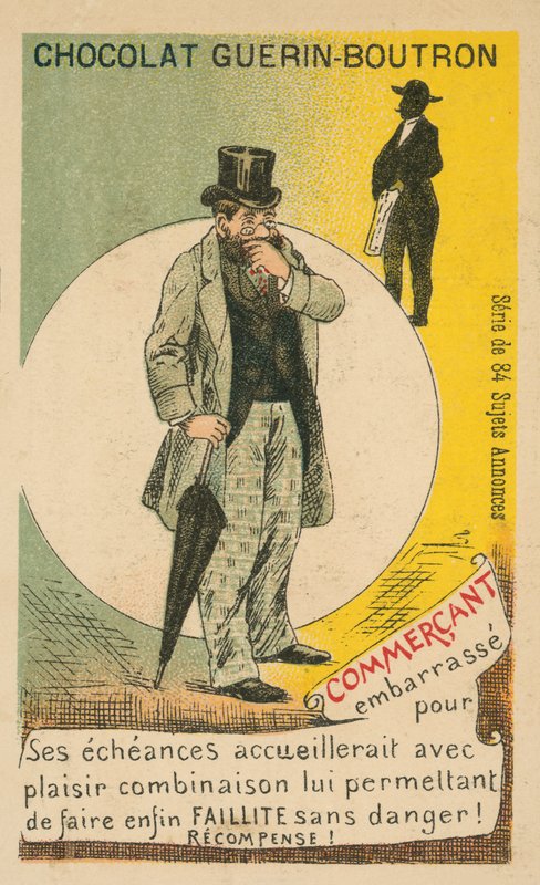 Trader (lithograph) by French School