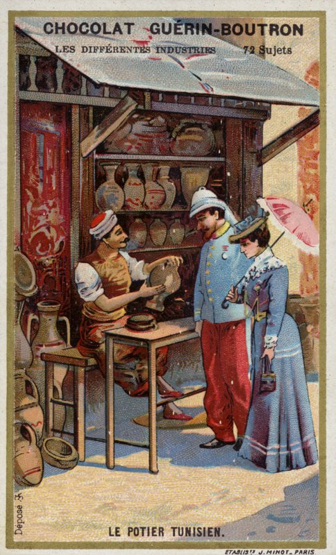 Tunisian potter by French School
