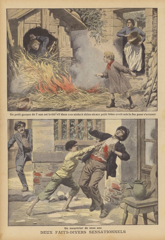 Two sensational news items by French School